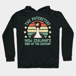 The Puteketeke Bird New Zealand's Bird of the Century Hoodie